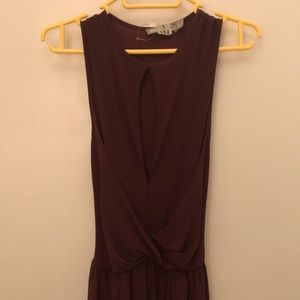 Maroon asos gown